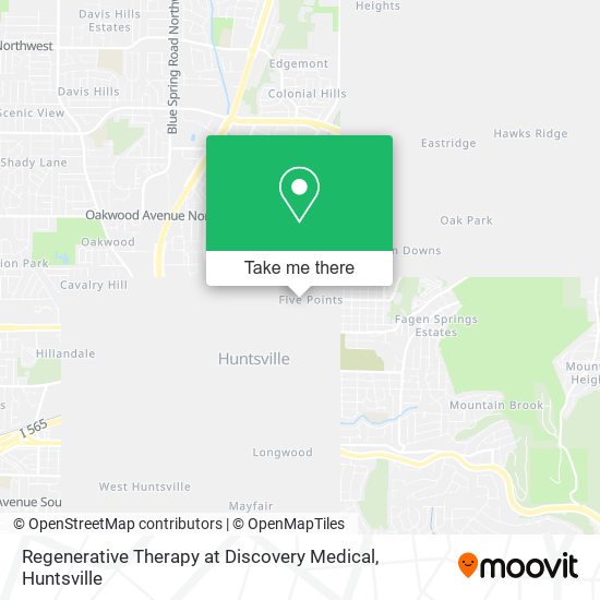 Regenerative Therapy at Discovery Medical map