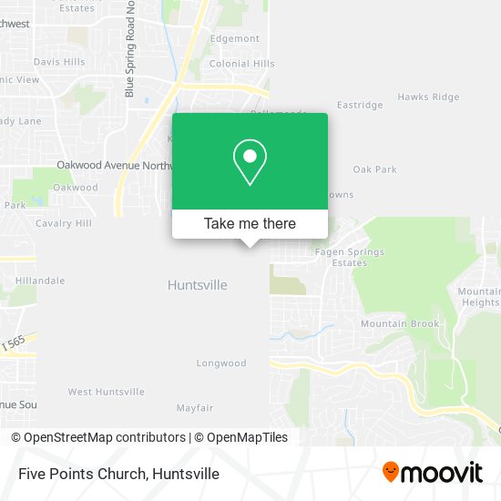Mapa de Five Points Church