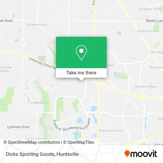 Dicks Sporting Goods map