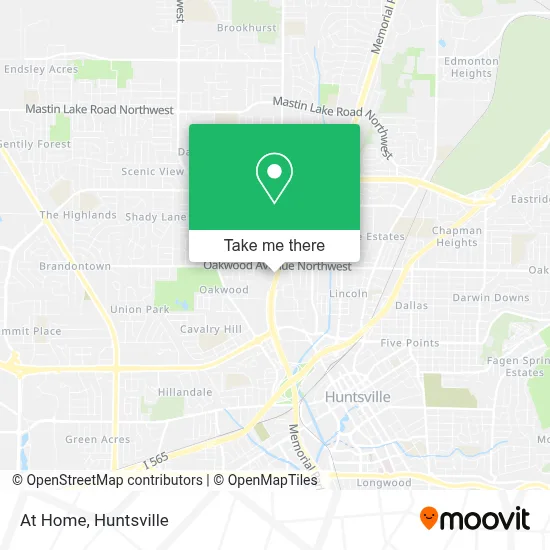 At Home map