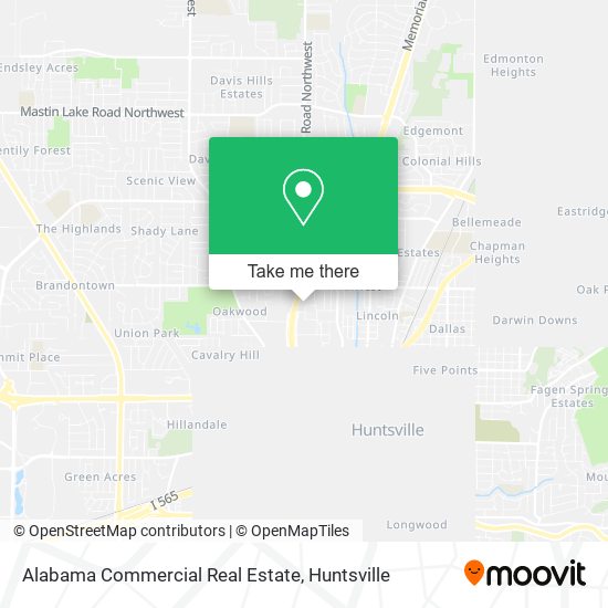 Alabama Commercial Real Estate map