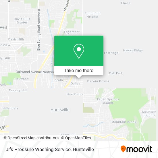 Mapa de Jr's Pressure Washing Service