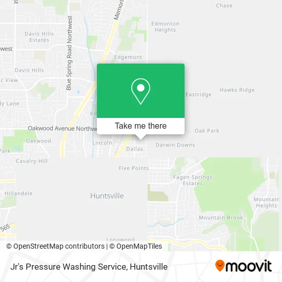 Jr's Pressure Washing Service map