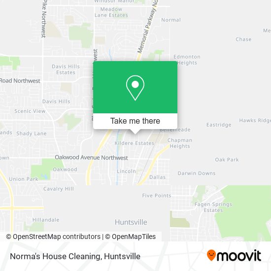 Norma's House Cleaning map