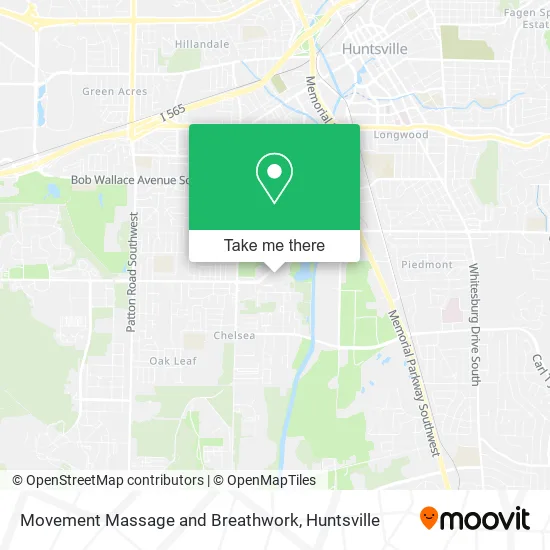 Movement Massage and Breathwork map