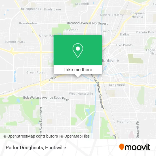 Parlor Doughnuts map
