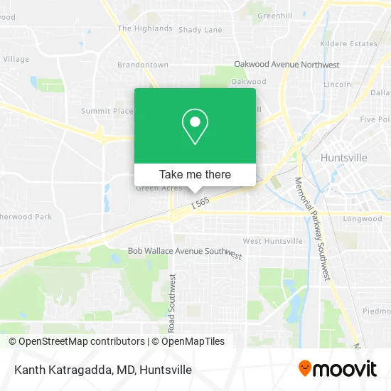 Kanth Katragadda, MD map