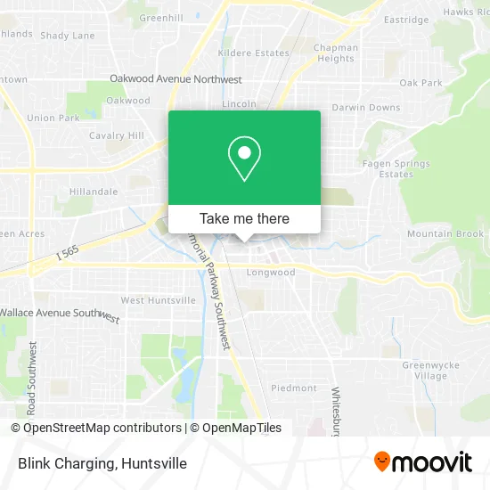 Blink Charging map