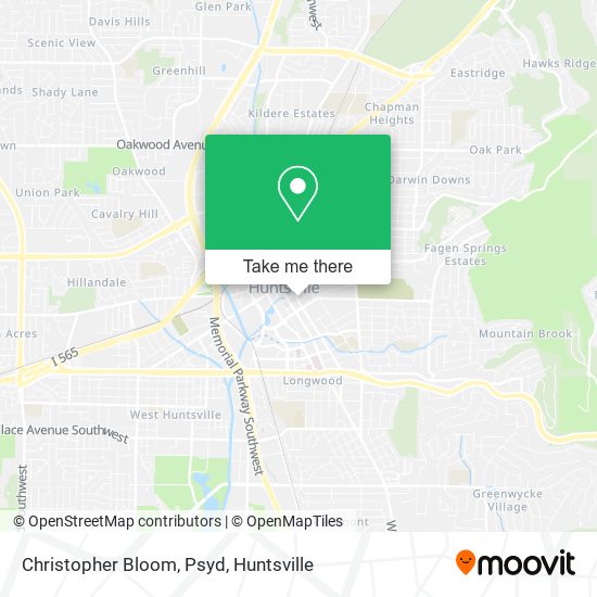 Christopher Bloom, Psyd map
