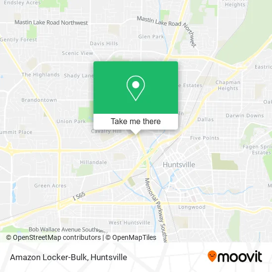 Amazon Locker-Bulk map