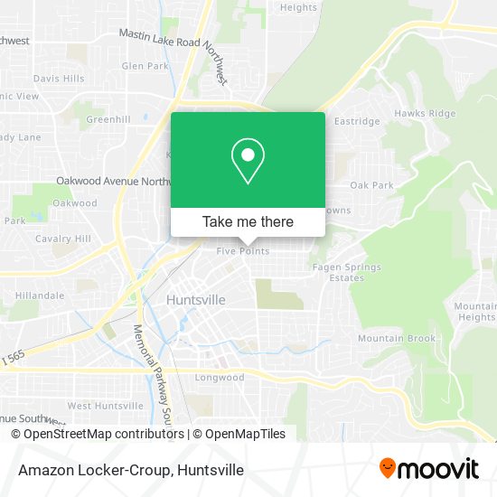 Amazon Locker-Croup map