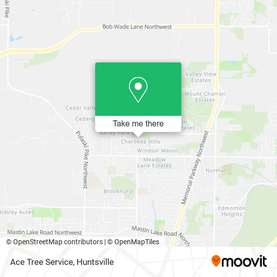Ace Tree Service map
