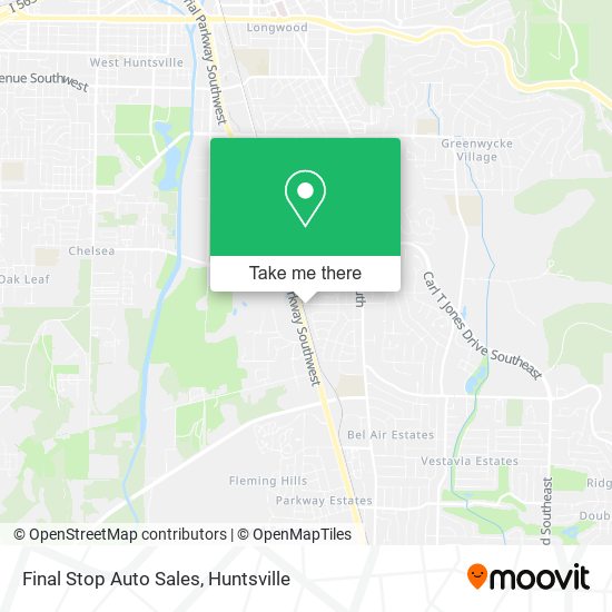 Mapa de Final Stop Auto Sales