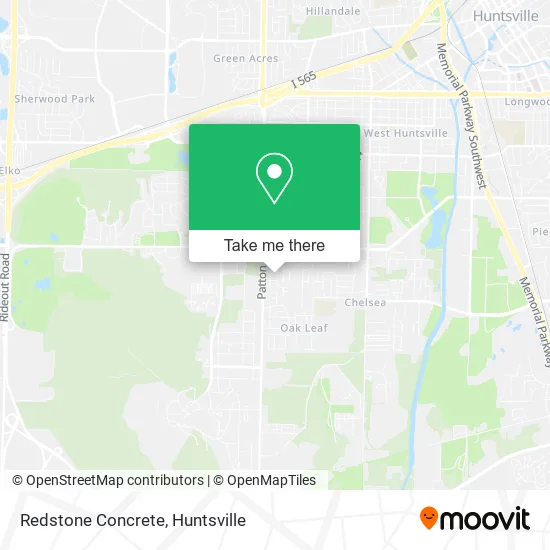 Redstone Concrete map