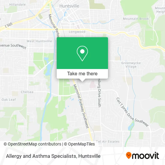 Allergy and Asthma Specialists map