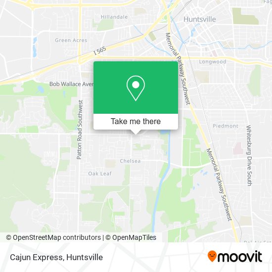 Mapa de Cajun Express