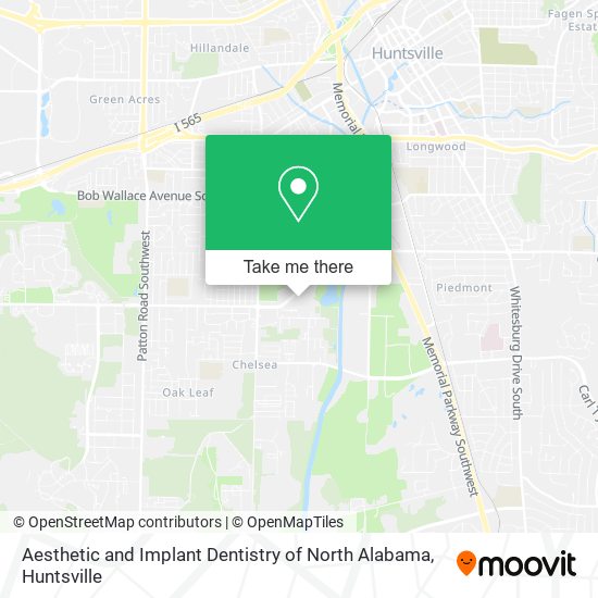 Mapa de Aesthetic and Implant Dentistry of North Alabama