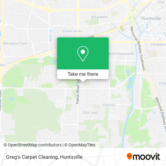 Greg's Carpet Cleaning map