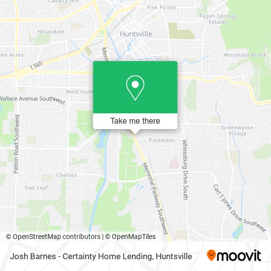 Josh Barnes - Certainty Home Lending map