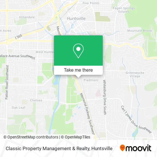 Classic Property Management & Realty map