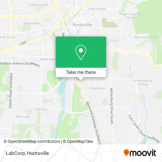 LabCorp map