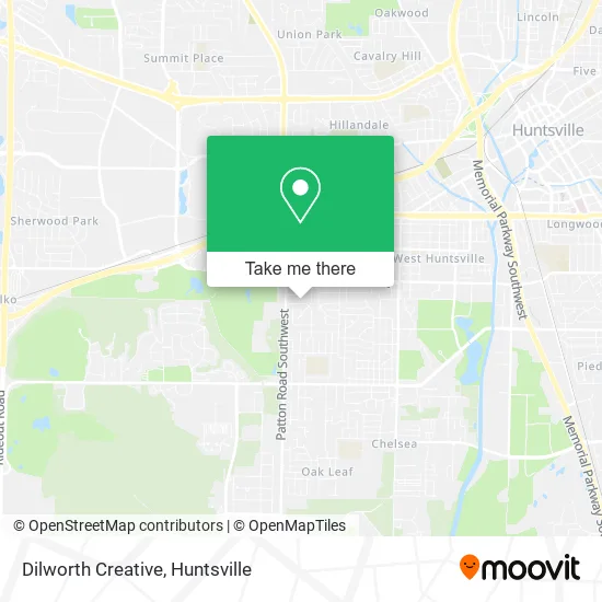 Dilworth Creative map