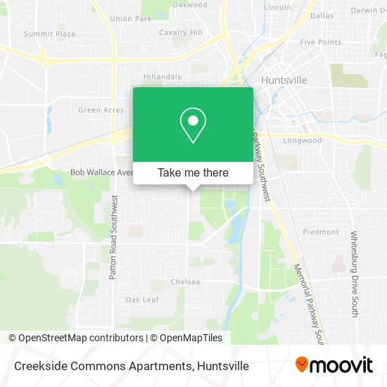 Creekside Commons Apartments map