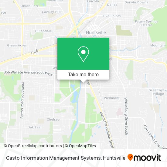 Casto Information Management Systems map