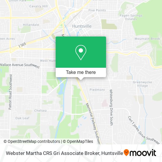 Mapa de Webster Martha CRS Gri Associate Broker