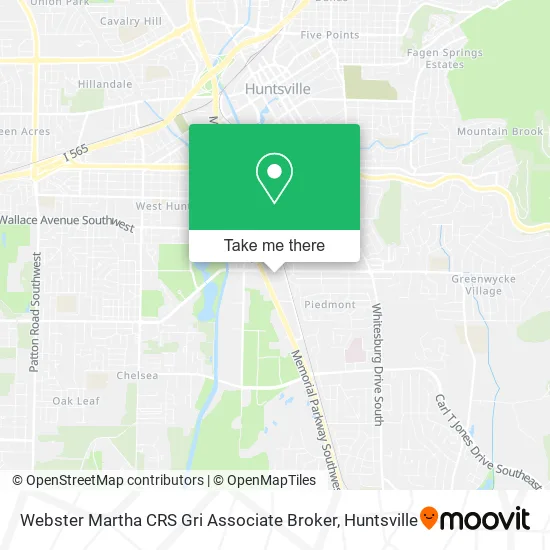 Webster Martha CRS Gri Associate Broker map