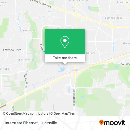 Interstate Fibernet map
