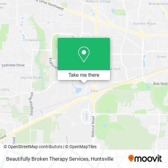 Beautifully Broken Therapy Services map