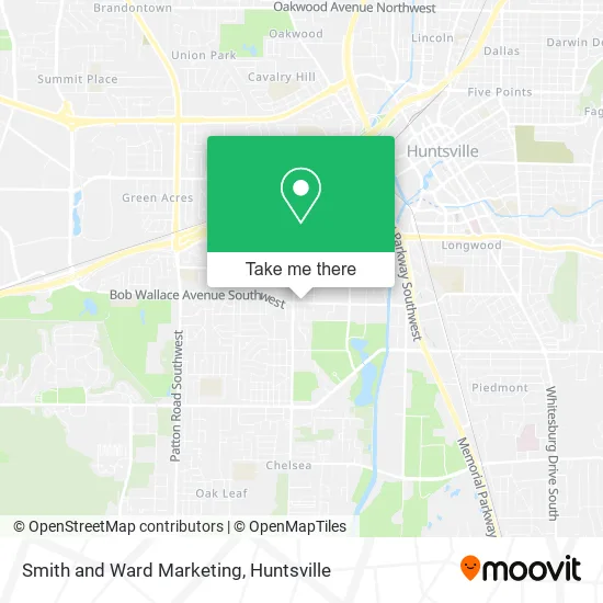 Smith and Ward Marketing map