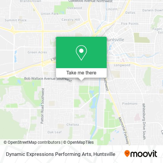 Dynamic Expressions Performing Arts map