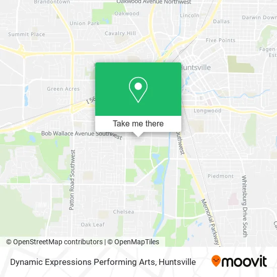Dynamic Expressions Performing Arts map
