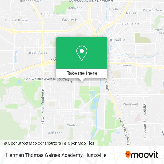 Mapa de Herman Thomas Gaines Academy