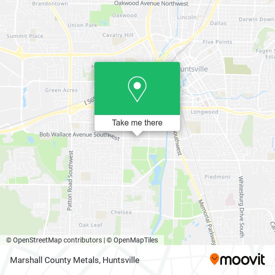 Marshall County Metals map