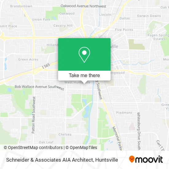 Schneider & Associates AIA Architect map