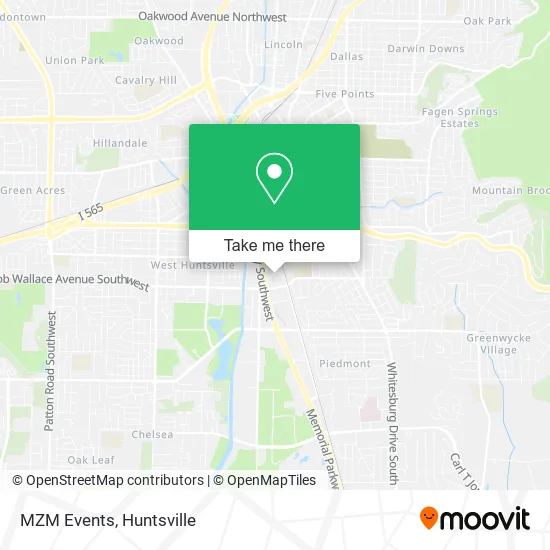 MZM Events map