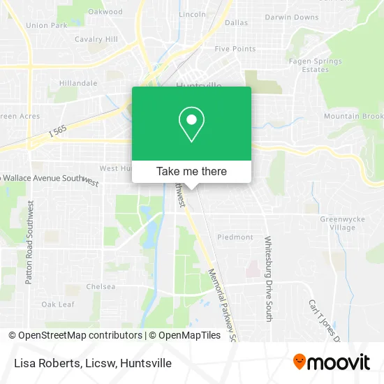 Lisa Roberts, Licsw map