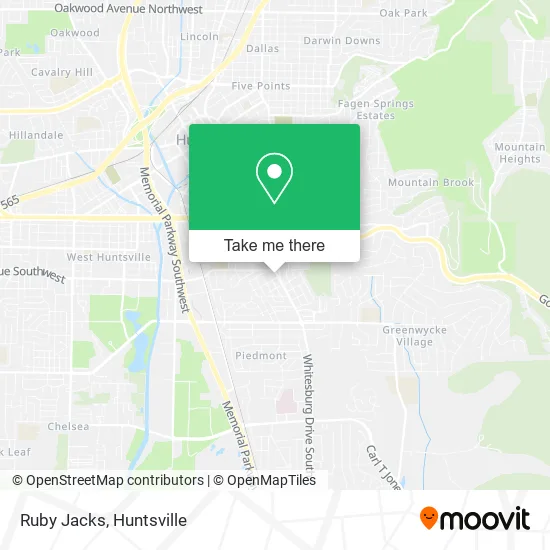 Ruby Jacks map
