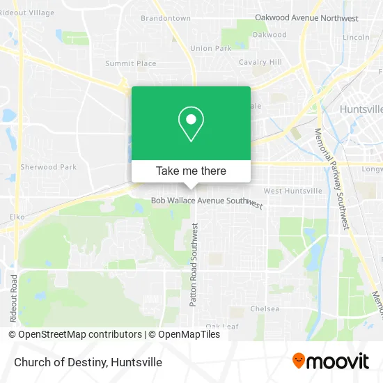 Church of Destiny map