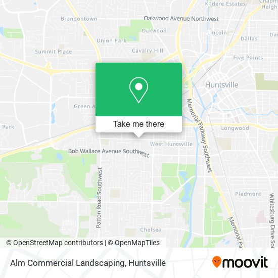 Alm Commercial Landscaping map
