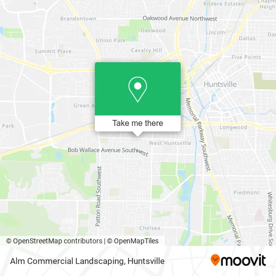 Alm Commercial Landscaping map