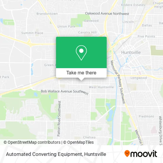 Automated Converting Equipment map
