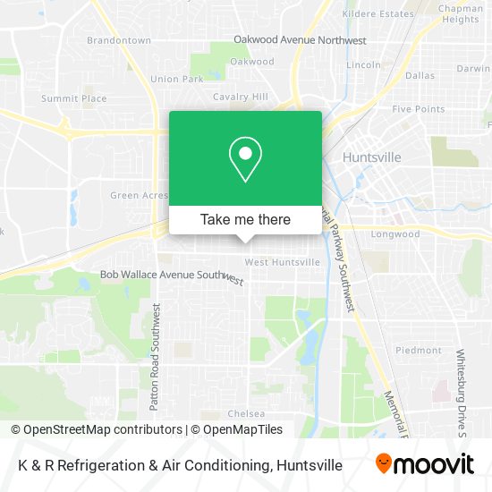 K & R Refrigeration & Air Conditioning map