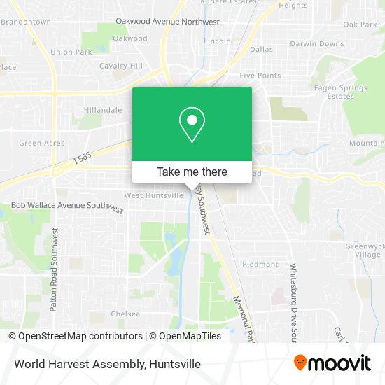 World Harvest Assembly map