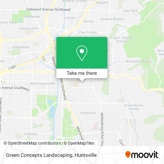 Mapa de Green Concepts Landscaping