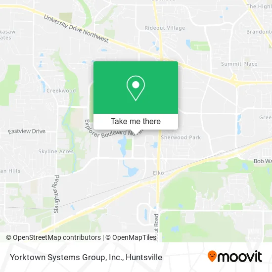Yorktown Systems Group, Inc. map