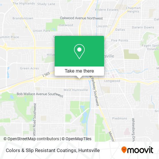 Colors & Slip Resistant Coatings map